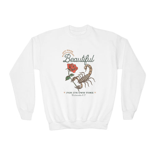 God Made Everything Beautiful Youth Sweatshirt