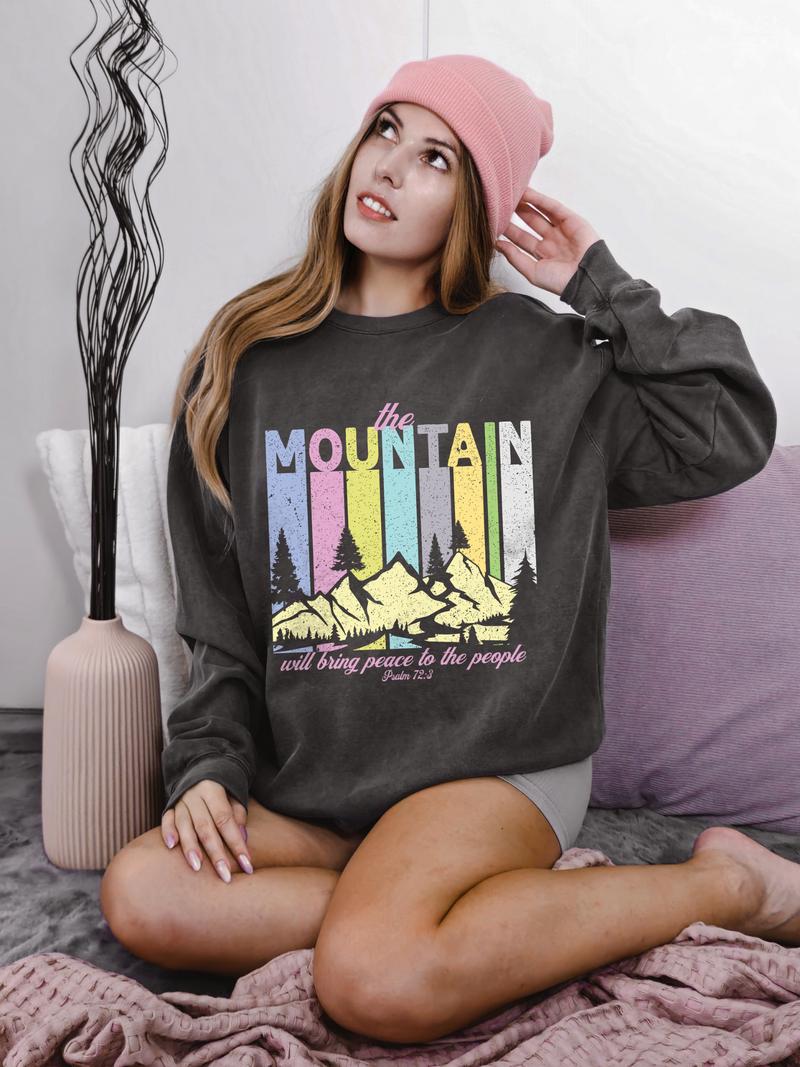 The Mountain Sweatshirt The Christian Boho