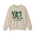 Green Print Y'all Need Jesus Sweatshirt