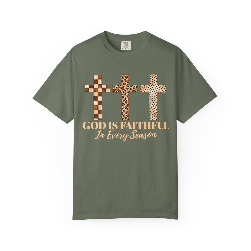 Cross God is Faithful in Every Season Shirt