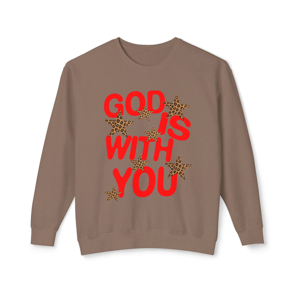 Leopard Star God Is With You Sweatshirt