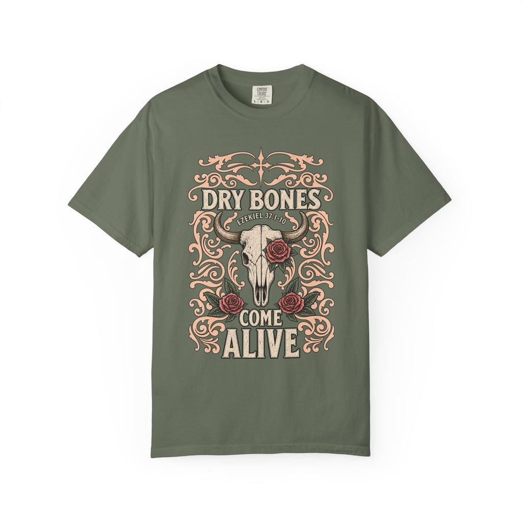 Dry Bones Flower Skull Shirt