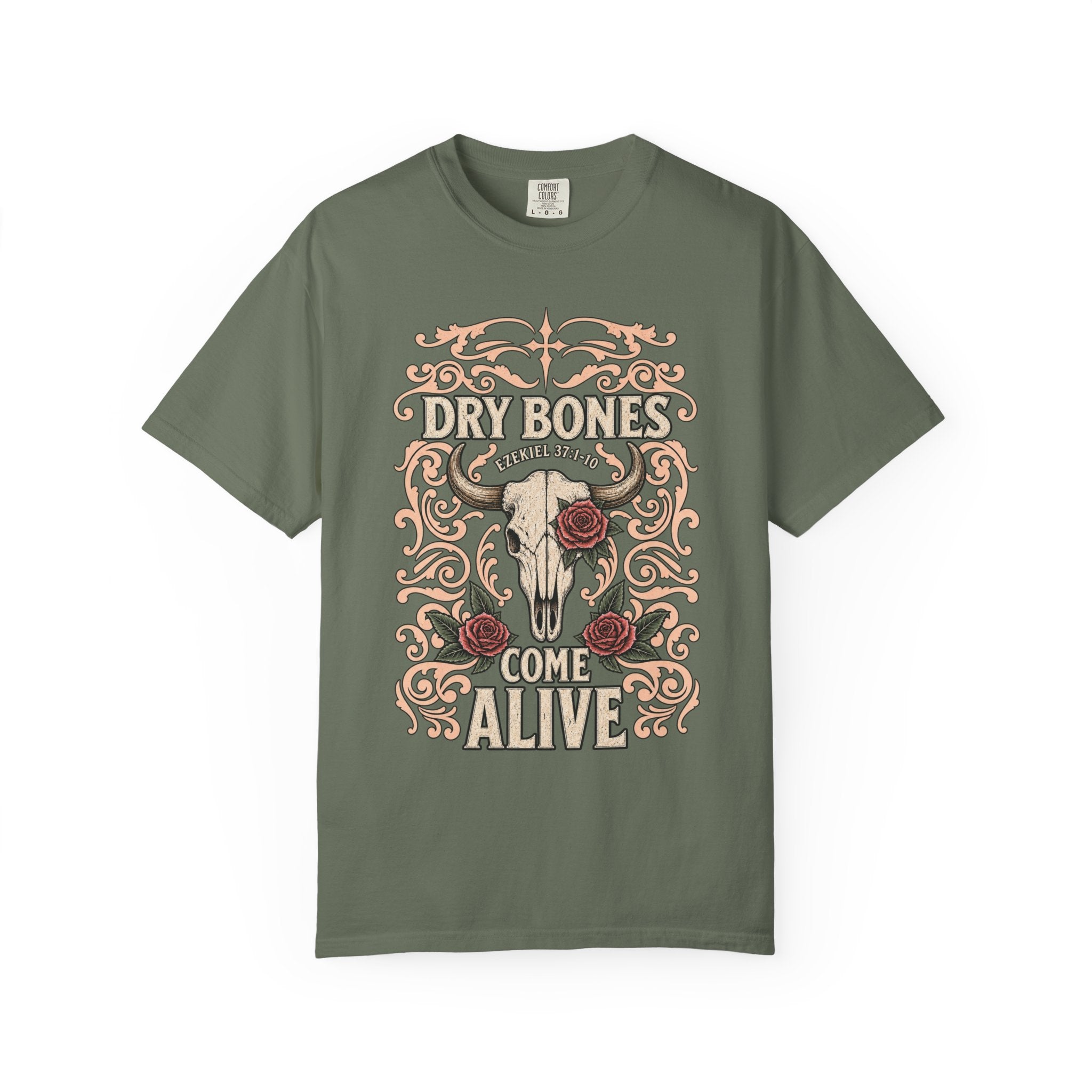 Dry Bones Flower Skull Shirt