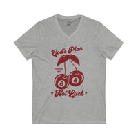 God's Plan Not Luck V Neck