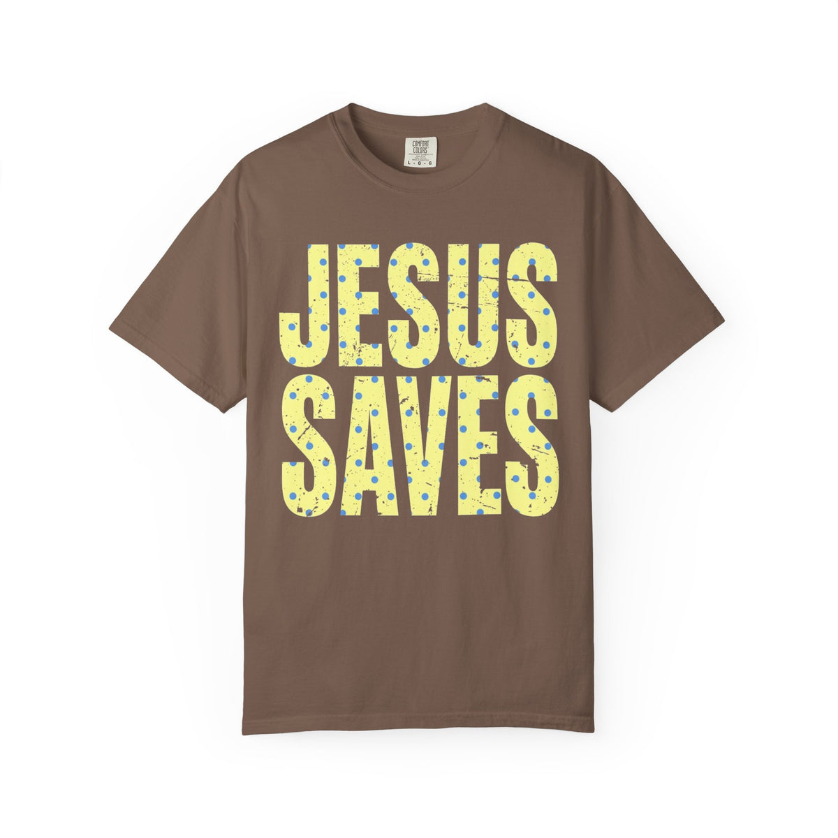 Summer Polka Dot Jesus Saves Shirt