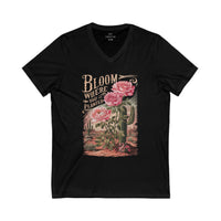 Bloom Where You Are Planted V Neck