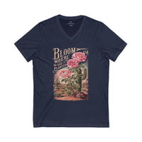 Bloom Where You Are Planted V Neck