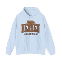 Crochet Font Make Heaven Crowded Hoodie