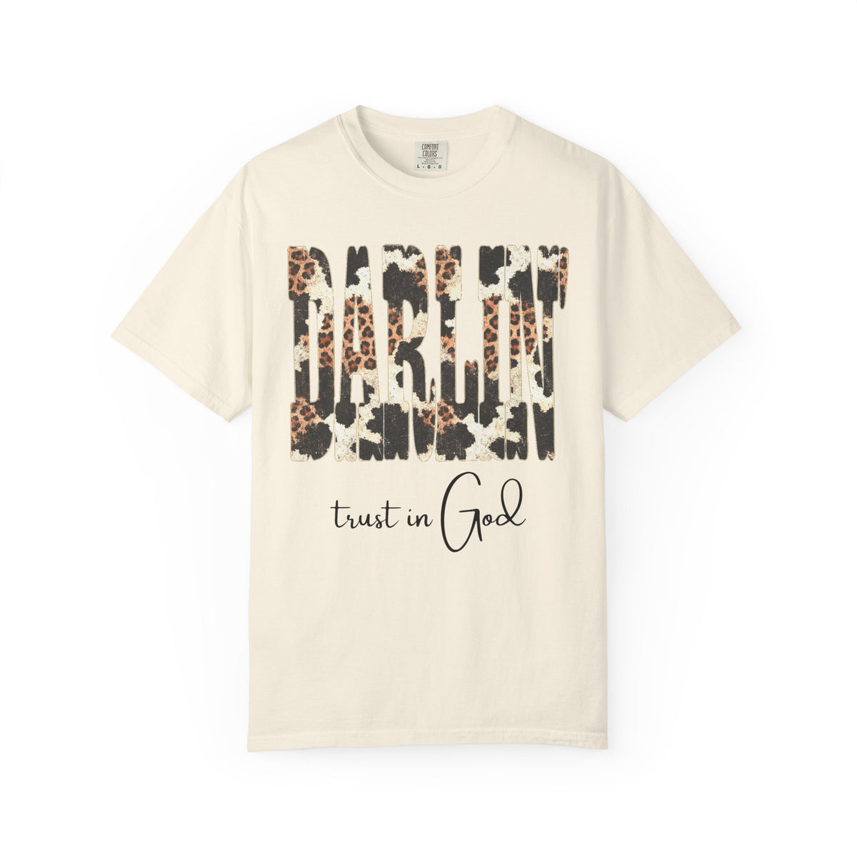 Camo Leopard Darlin Trust in God Shirt