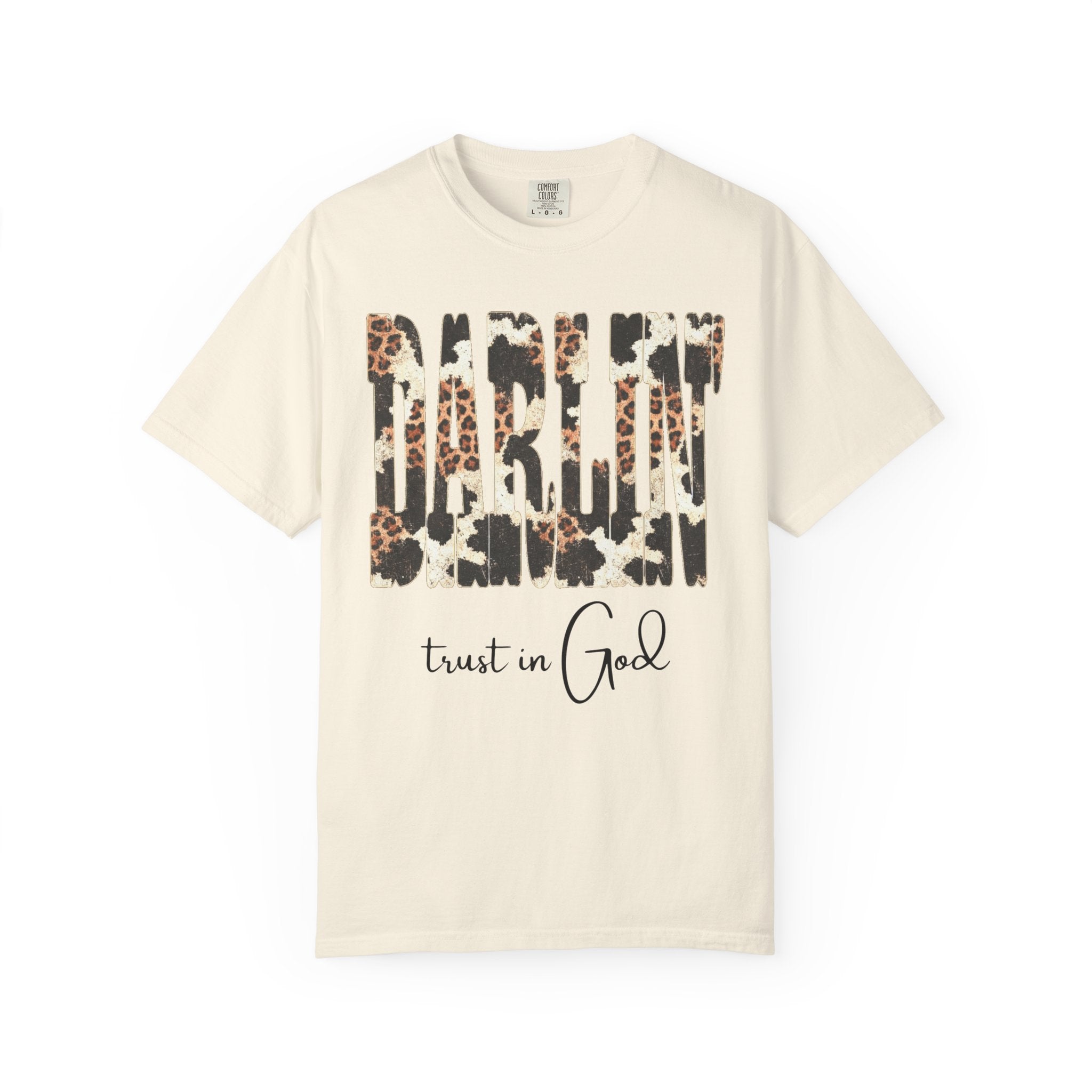 Camo Leopard Darlin Trust in God Shirt
