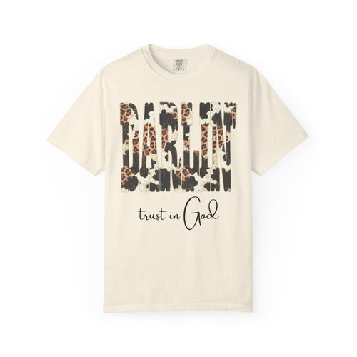Camo Leopard Darlin Trust in God Shirt