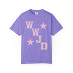 WWJD Plaid Font Star Shirt