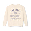 American Cowgirl Riding With Jesus Sweatshirt