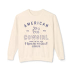 American Cowgirl Riding With Jesus Sweatshirt