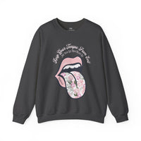 Retro Keep Your Tongue From Evil Sweatshirt