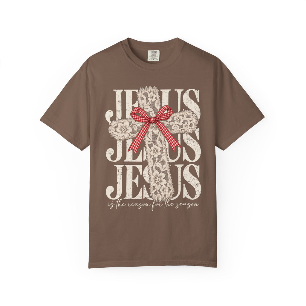 Lace Cross Christmas Shirt