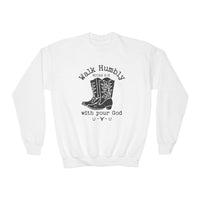 Youth Walk Humbly Sweatshirt