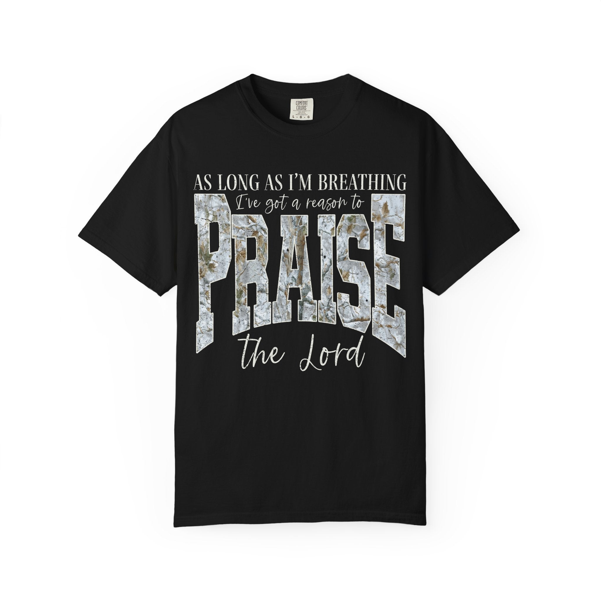 Camo Font Praise Shirt