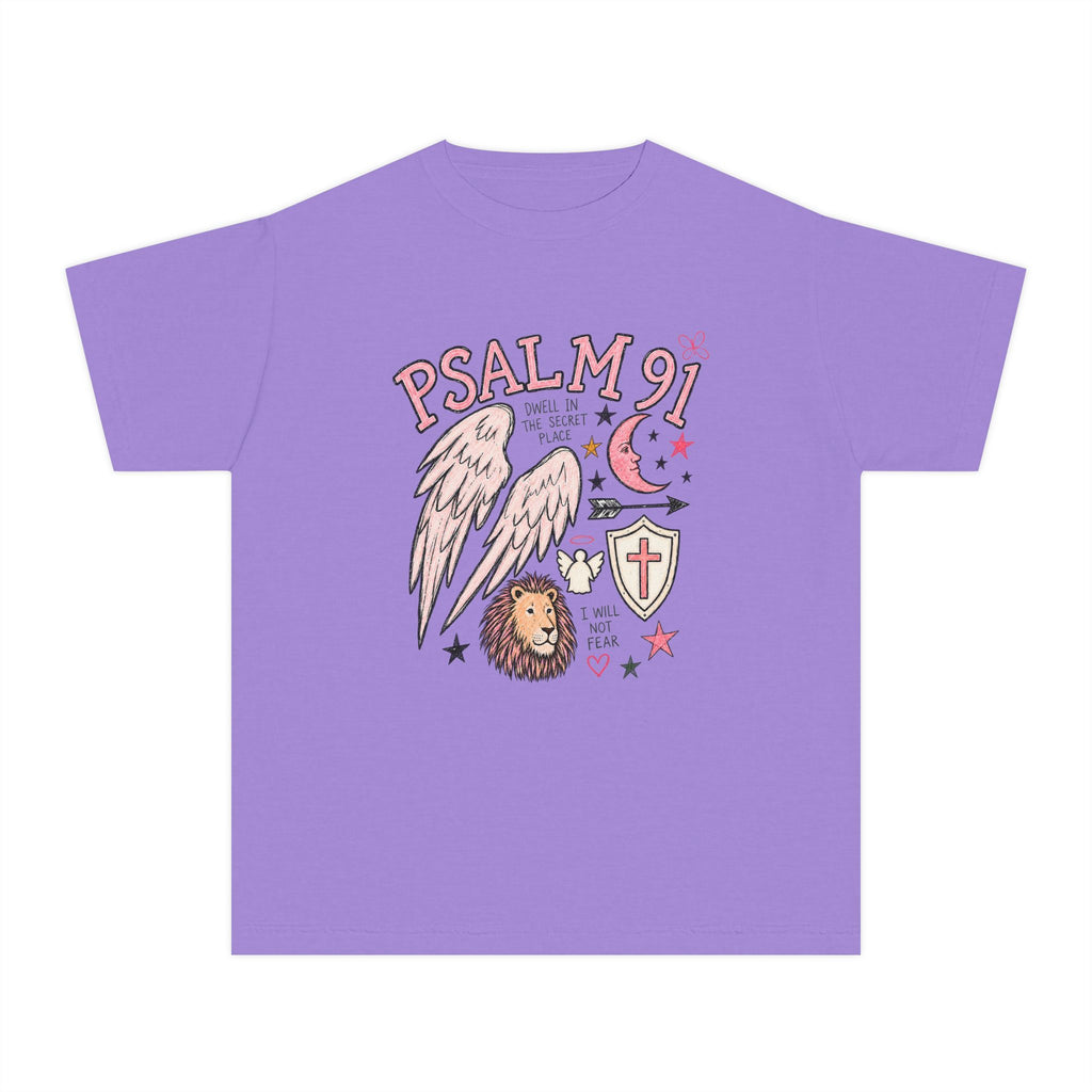 Psalm 91 Sketch Youth Shirt