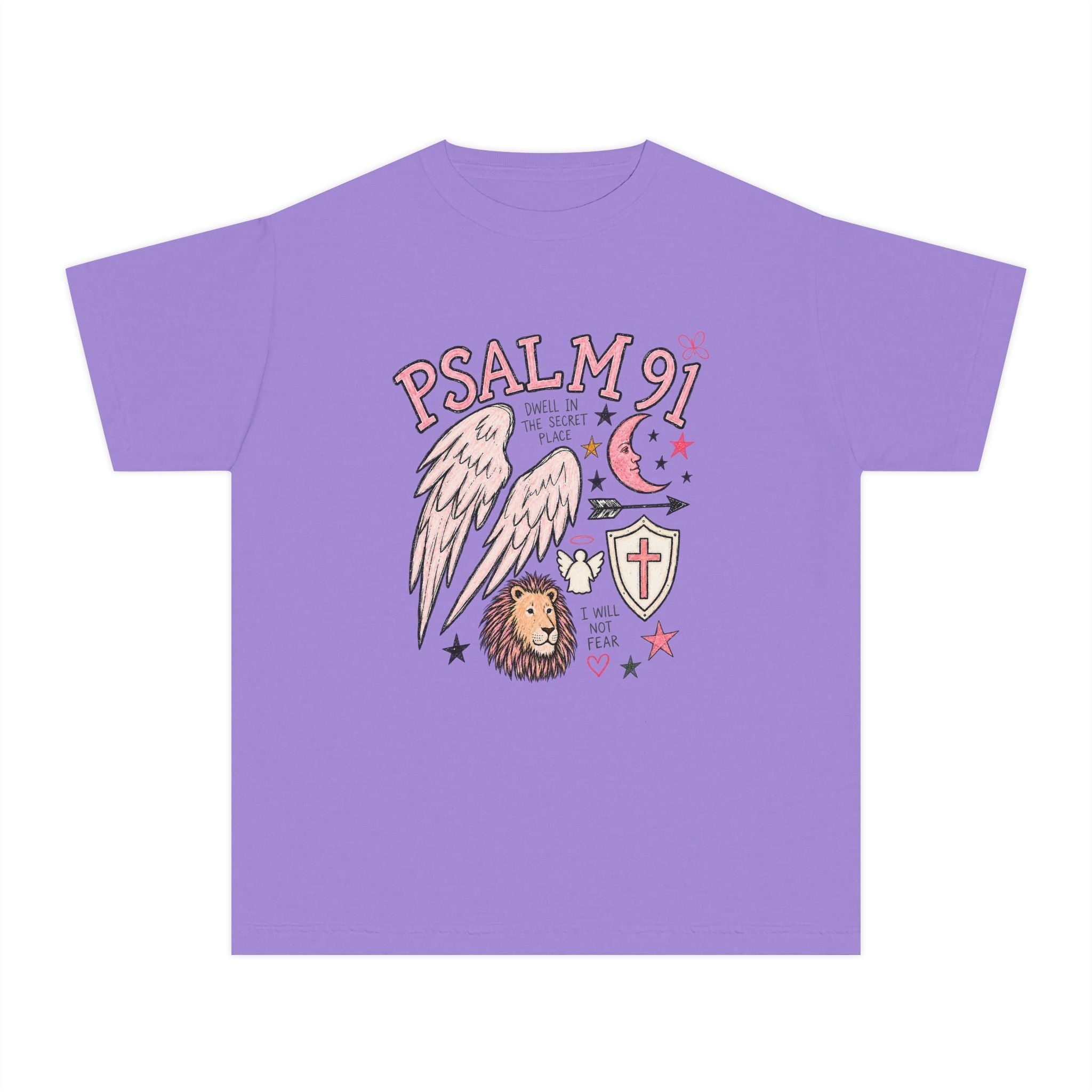Psalm 91 Sketch Youth Shirt