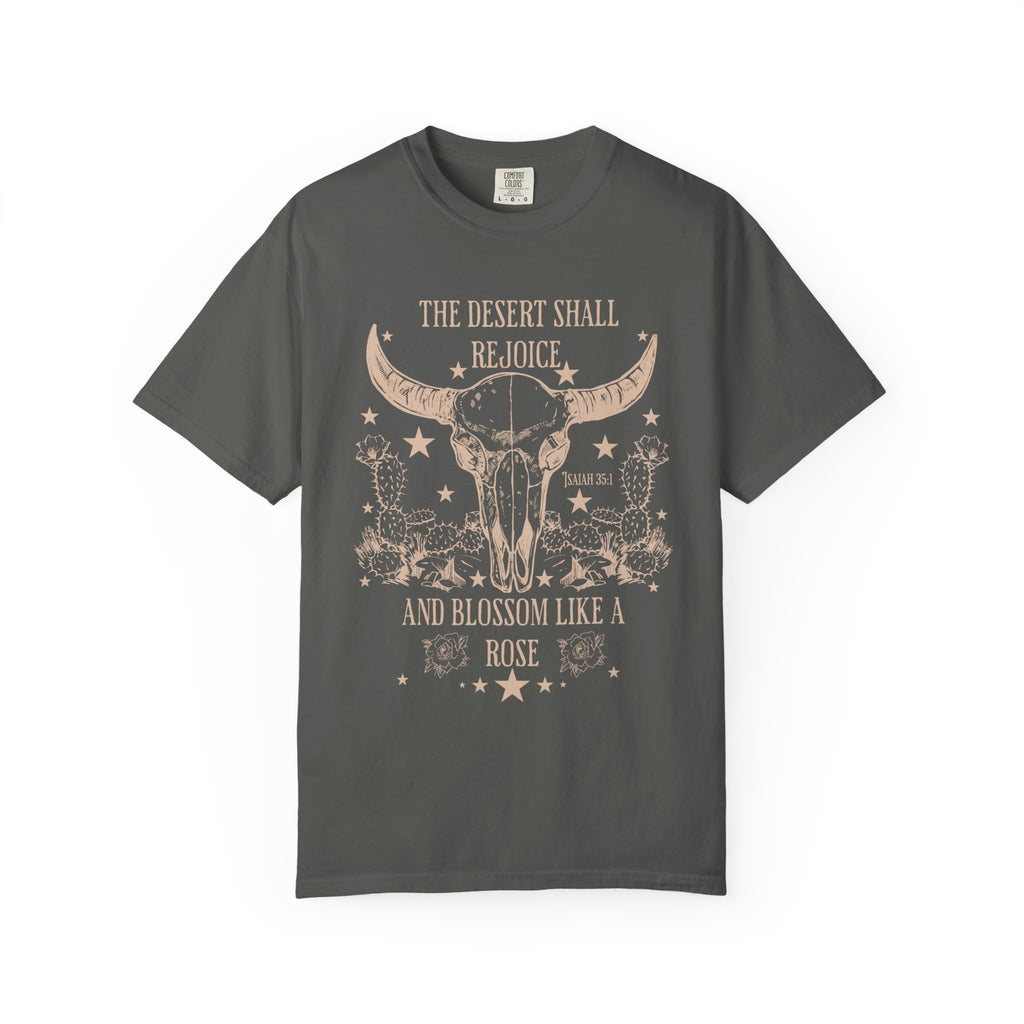 Rejoice Cow Skull Shirt