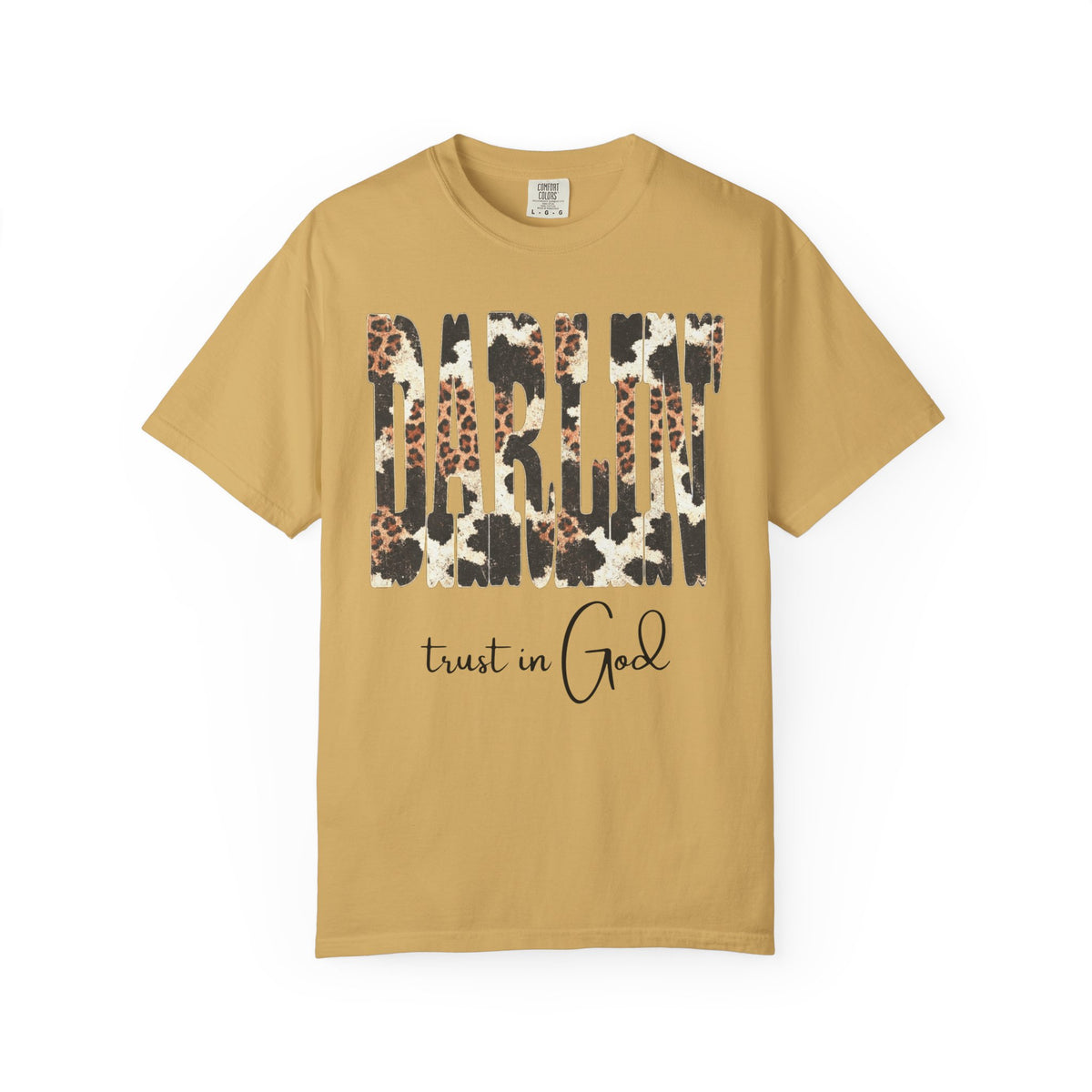 Camo Leopard Darlin Trust in God Shirt