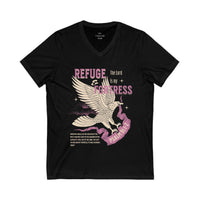 Refuge and Fortress V Neck