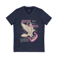 Refuge and Fortress V Neck
