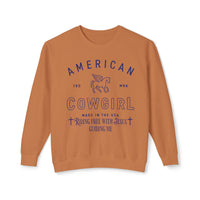 American Cowgirl Riding With Jesus Sweatshirt