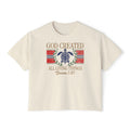 Beach Varsity God Created Boxy Tee