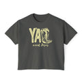 Yellow Font Ya'll Need Jesus Boxy Tee