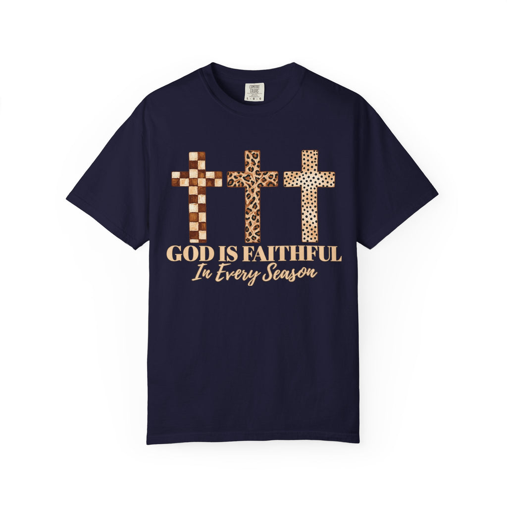 Cross God is Faithful in Every Season Shirt