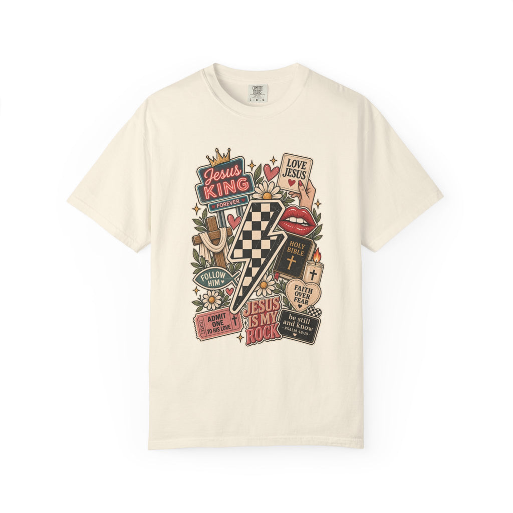 Western Collage Jesus Shirt