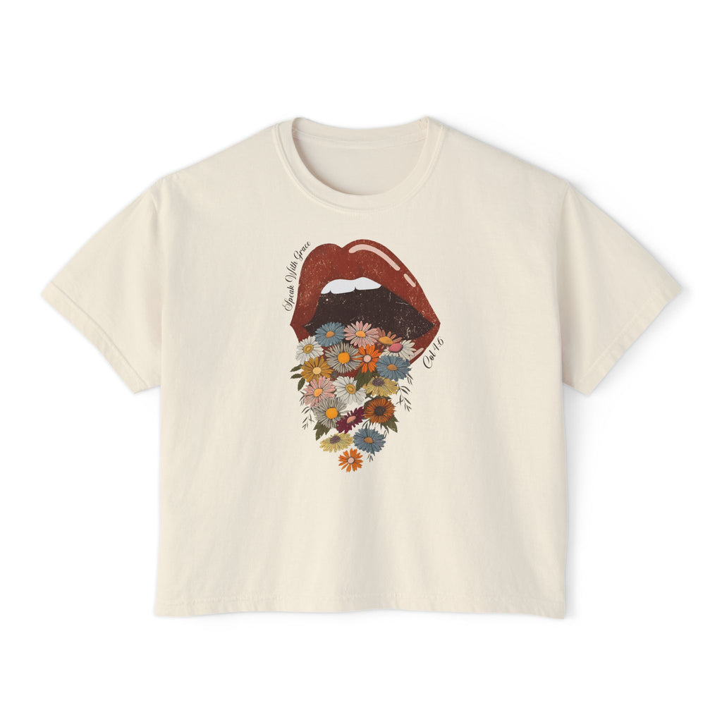 Speak With Grace Boxy Tee