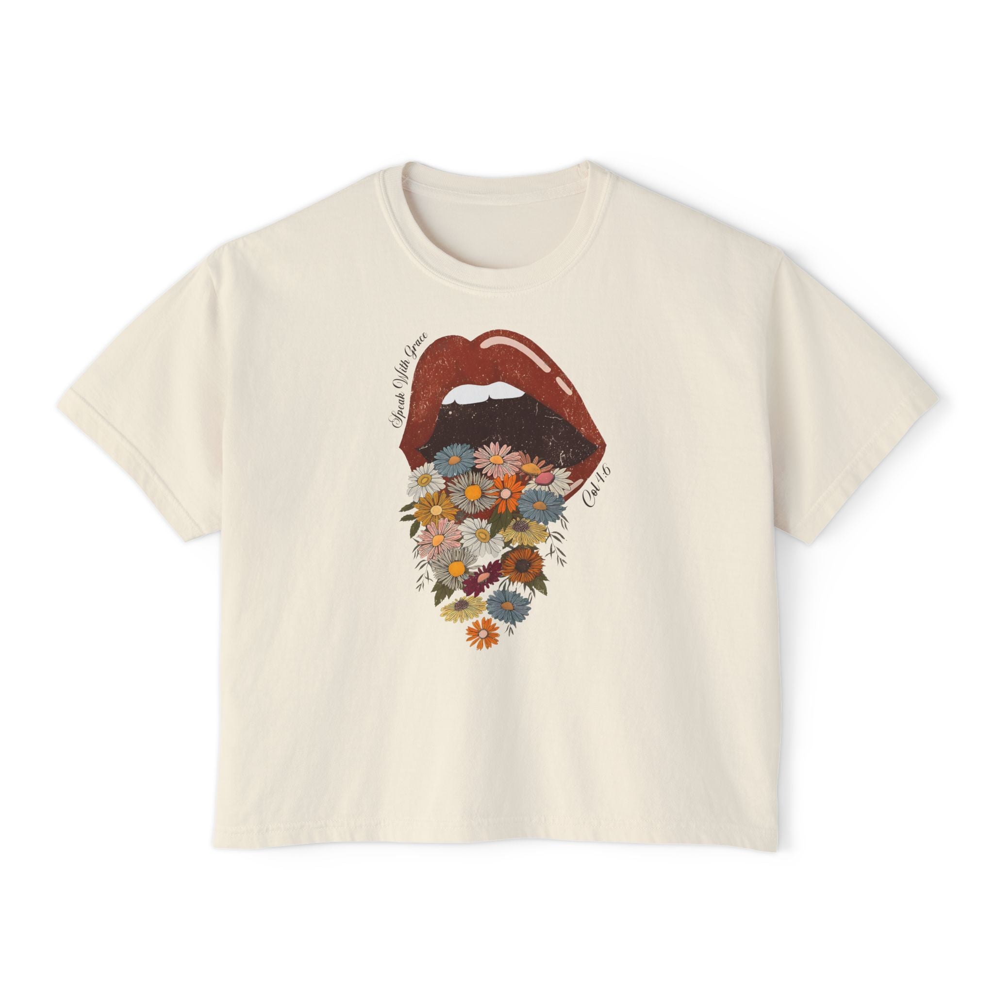Speak With Grace Boxy Tee