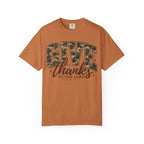 Give Thanks Camo Font Shirt