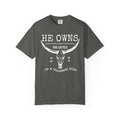 White Print He Owns Cattle Shirt