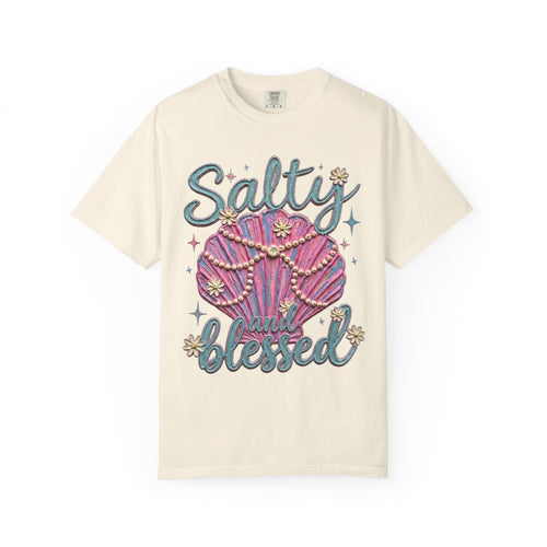 Faux Hand Paint Sea Shell Shirt