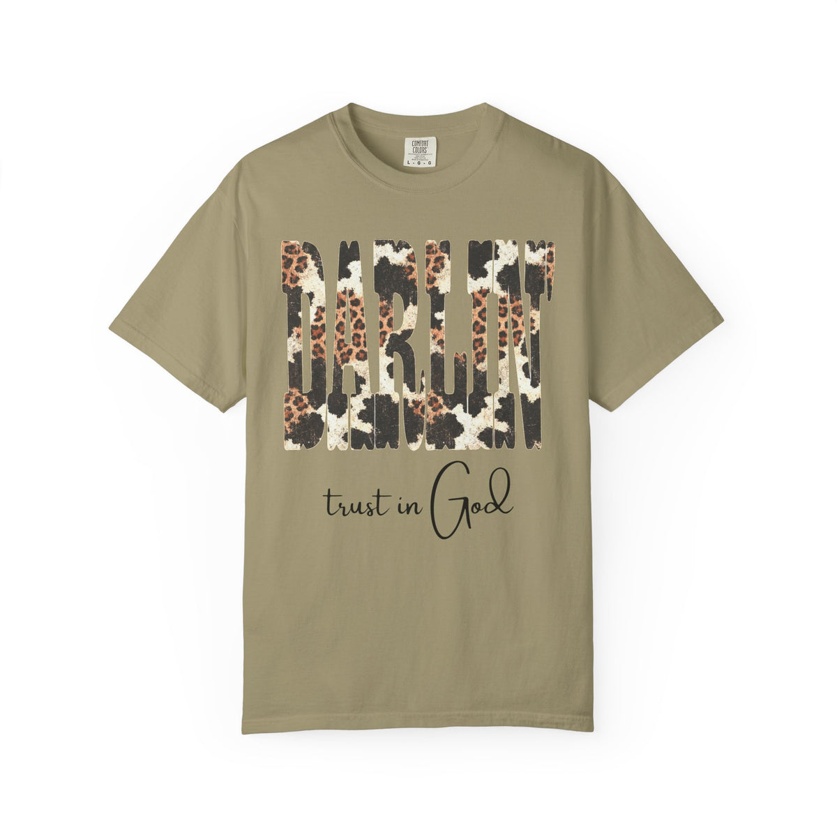 Camo Leopard Darlin Trust in God Shirt