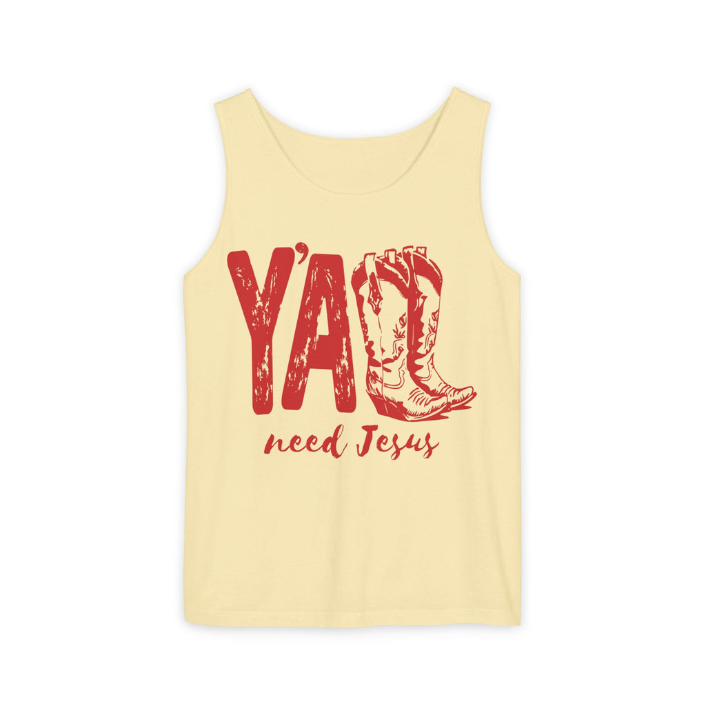 Ya'll Need Jesus Comfort Colors Tank