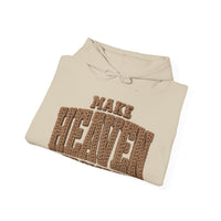 Crochet Font Make Heaven Crowded Hoodie