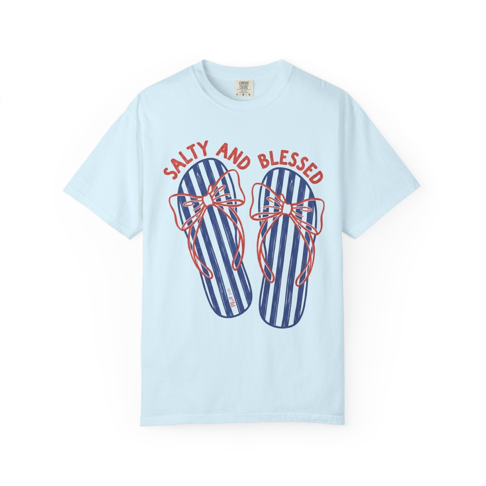 Salty and Blessed Sandals Shirt
