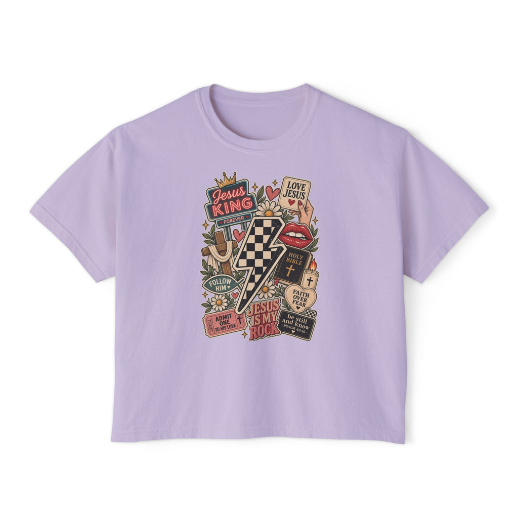 Collage Western Boxy Tee