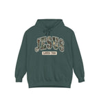 Camo Font Jesus Loves You Hoodie