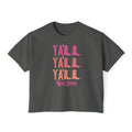 Cowgirl Boots Ya'll Boxy Tee
