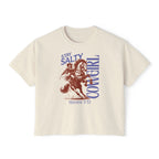 Cowgirl Stay Salty Boxy Tee