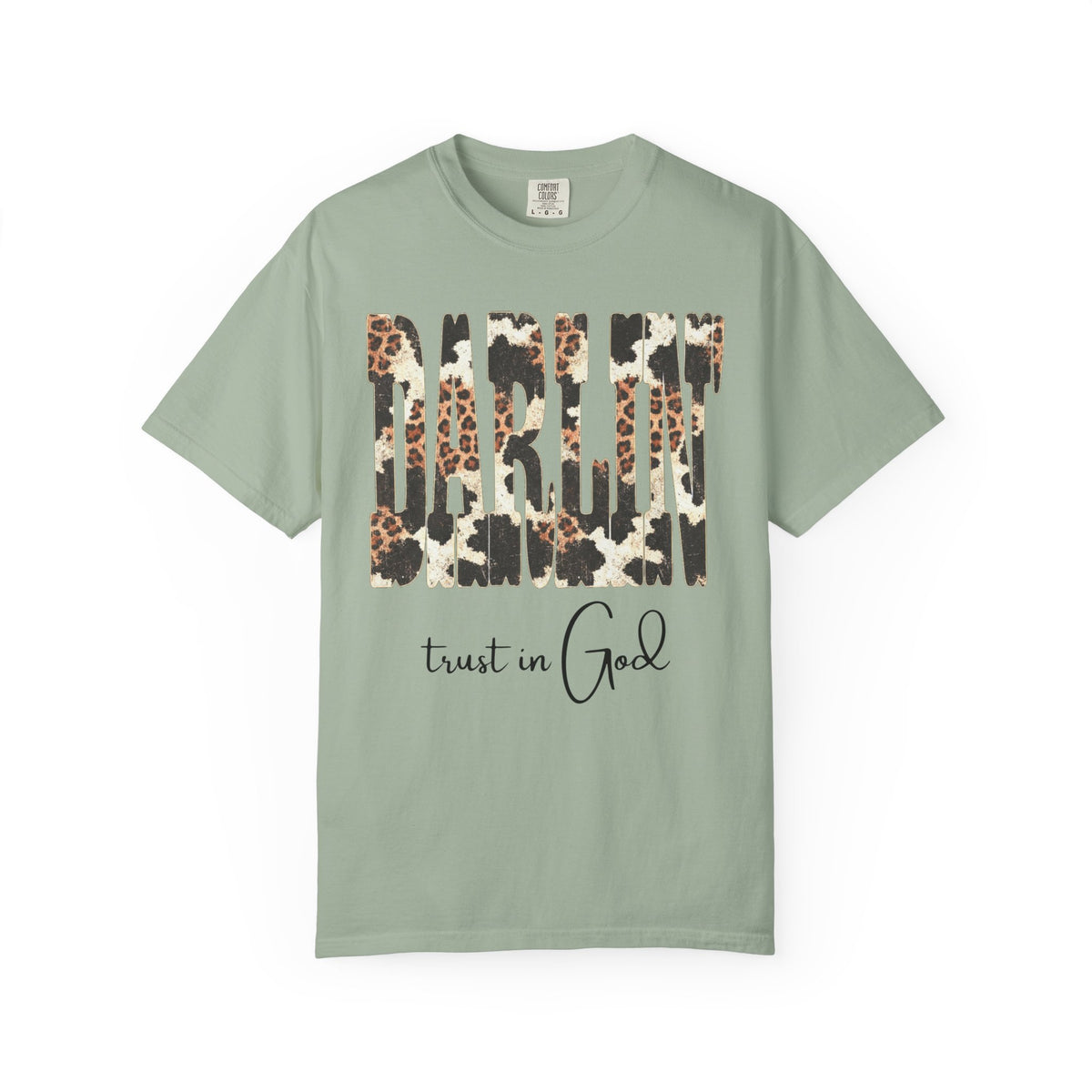 Camo Leopard Darlin Trust in God Shirt