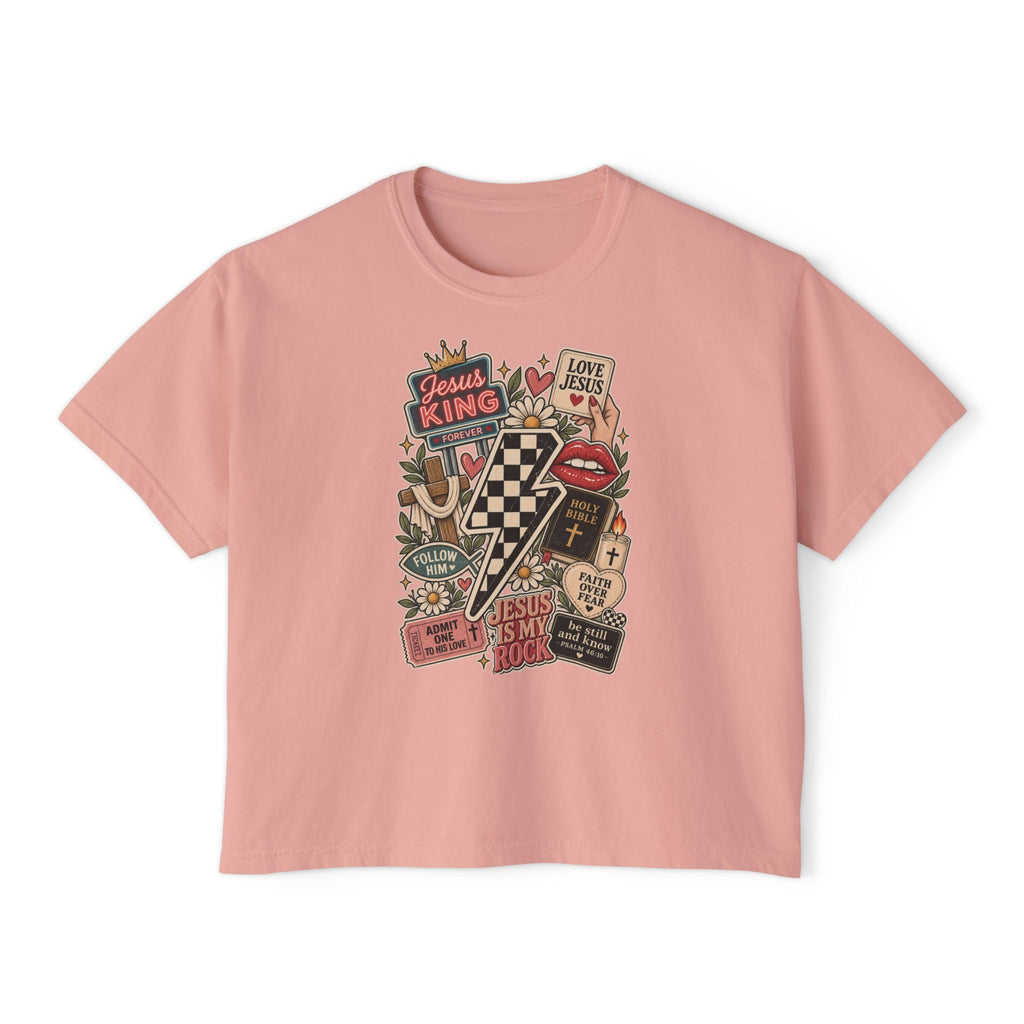Collage Western Boxy Tee