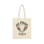 He Owns The Cattle Tote Bag