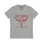 He Owns The Cattle V Neck